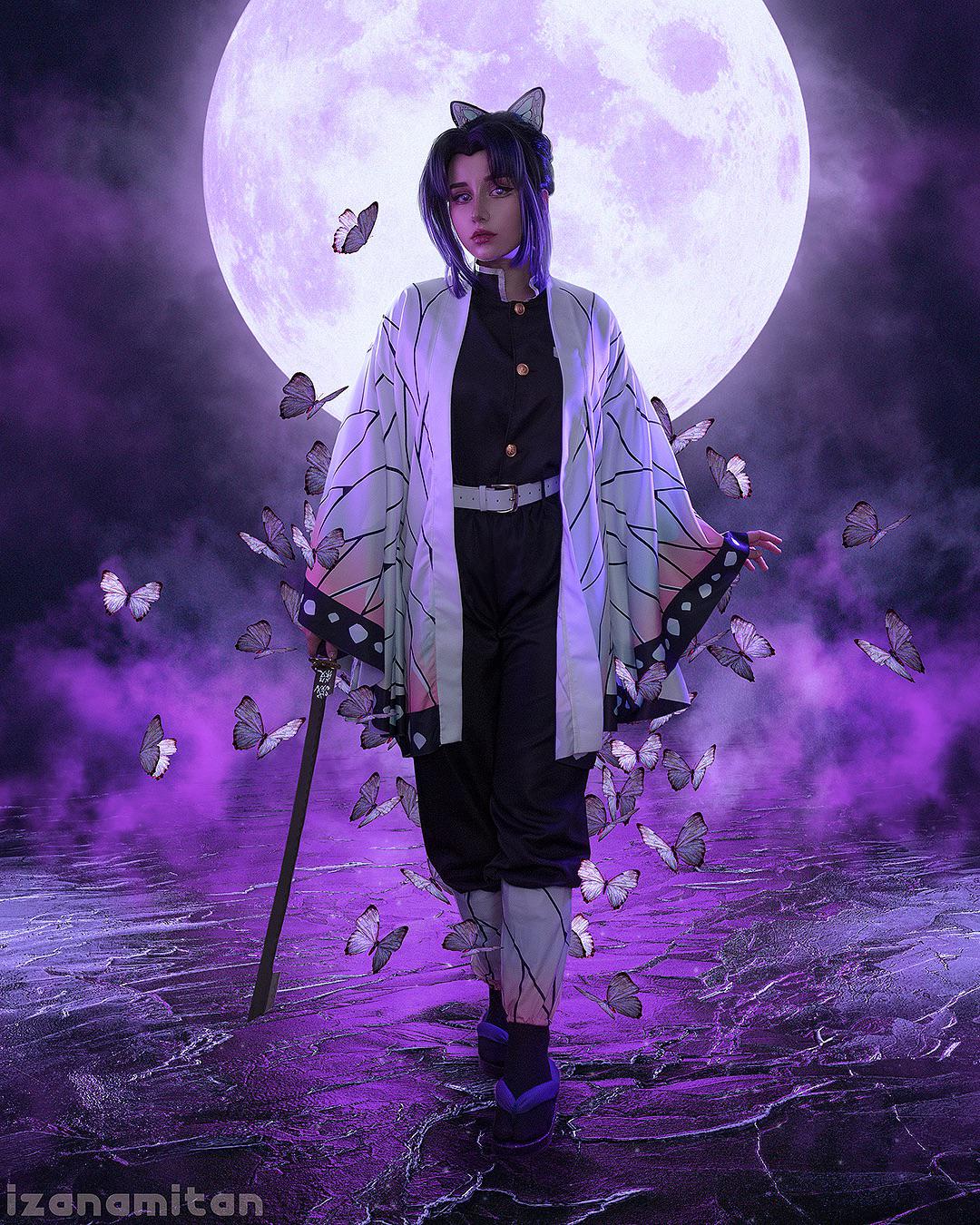 Cosplay Shinobu Kocho From Kimetsu No Yaiba By Izanamitan Self Cosphb